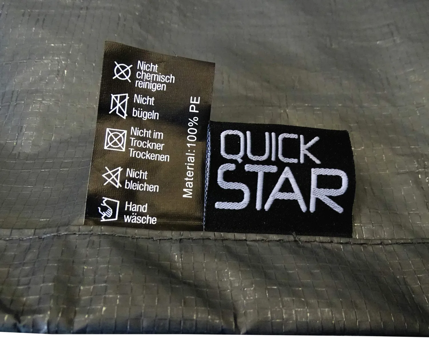 QUICK STAR Copertura Gabbia 125x85 cm Grigia 160 g