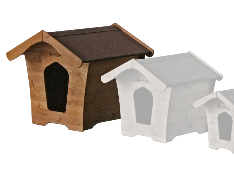 La Pratolina Cubo cuccia cani legno grossa taglia da esterno