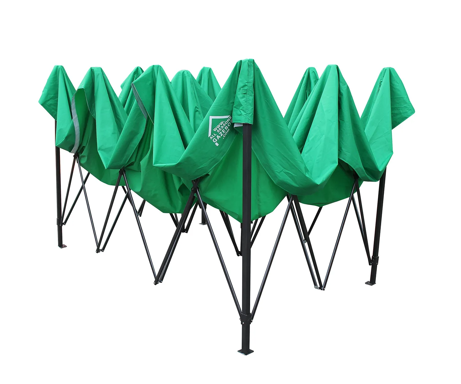 All Seasons Gazebos Robusto 3x4,5 m gazebo pieghevole verde impermeabile