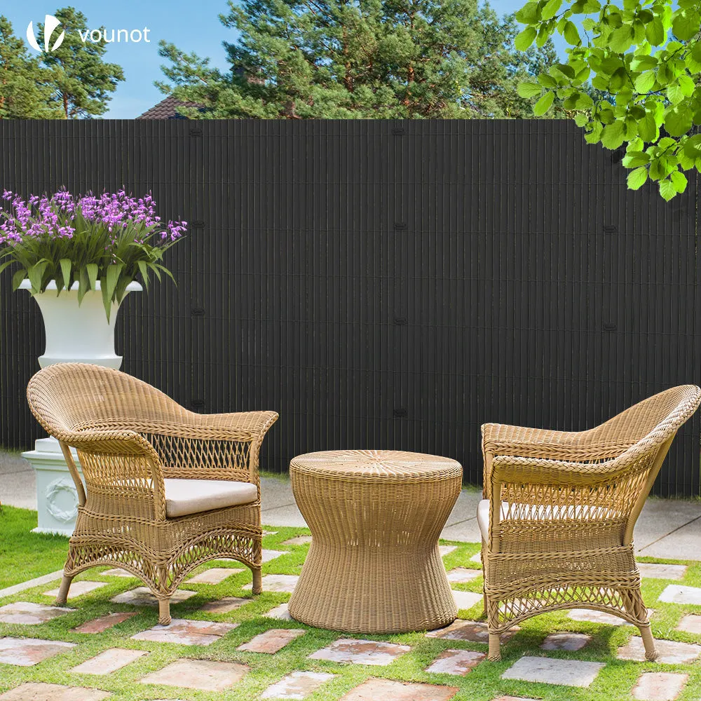 VOUNOT Cannicciato PVC Frangivista 100x300cm Grigio
