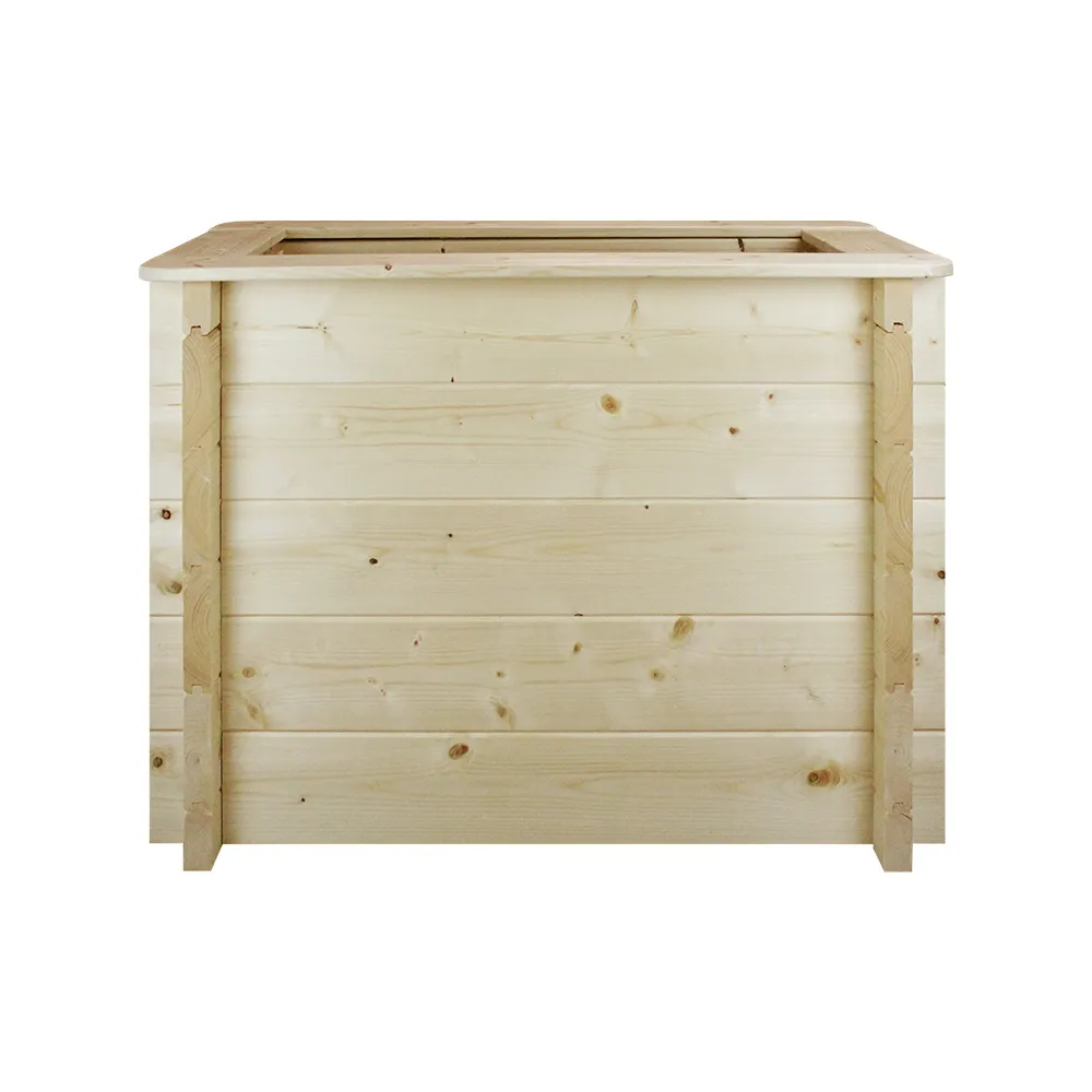 Timbela M612 fioriera legno da esterno 38x78 cm H57