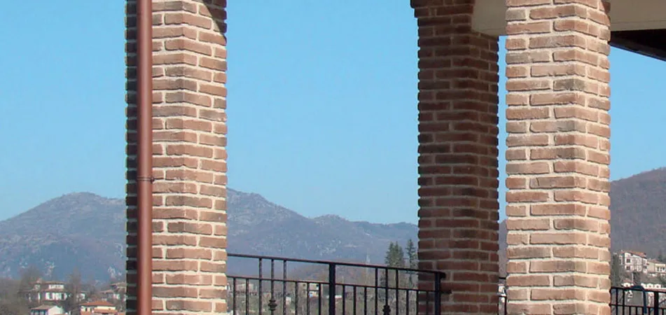 Progetto Esterno Antico Mattone rivestimento pietra rustico