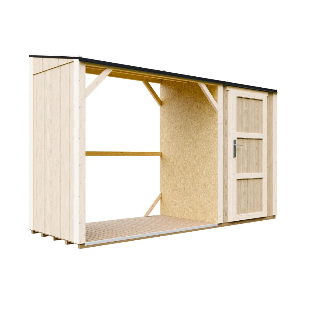 Timbela M985 SmartSide legnaia 345x120 cm 4 mc con rimessa