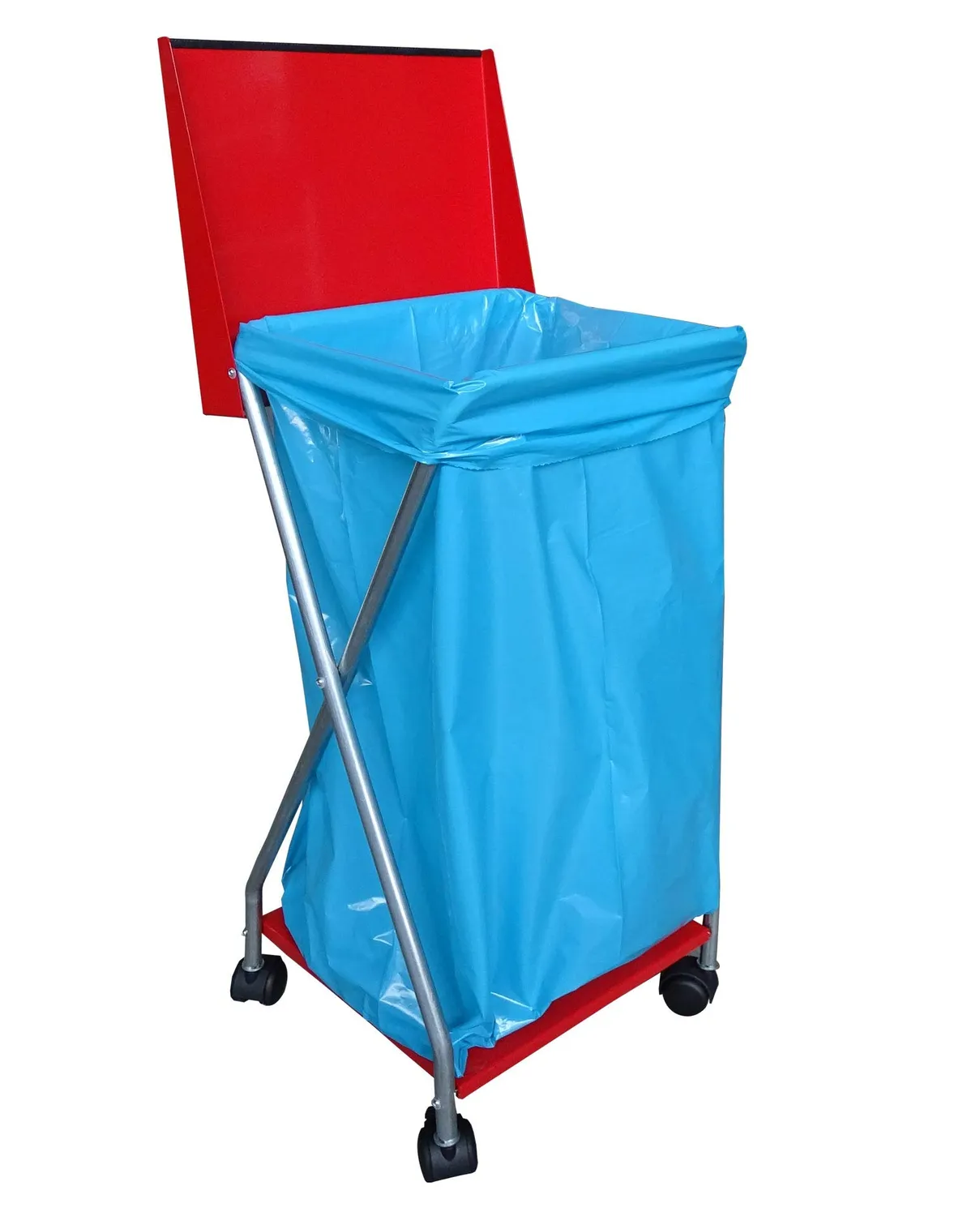 QUICK STAR Portasacco 120L 40x44x90 cm con Ruote