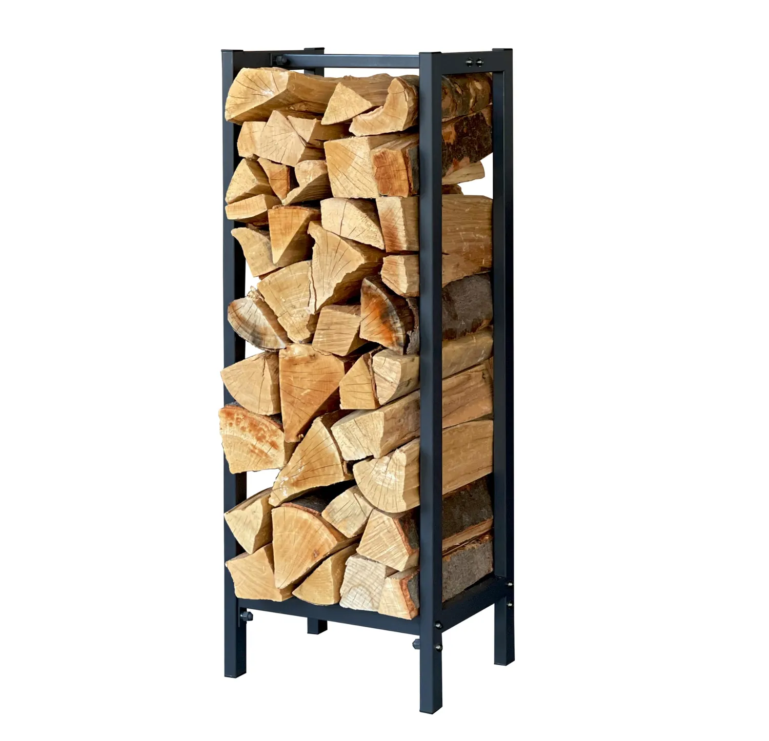 QUICK STAR Ripiano Legna 33x25x90 cm Antracite Acciaio
