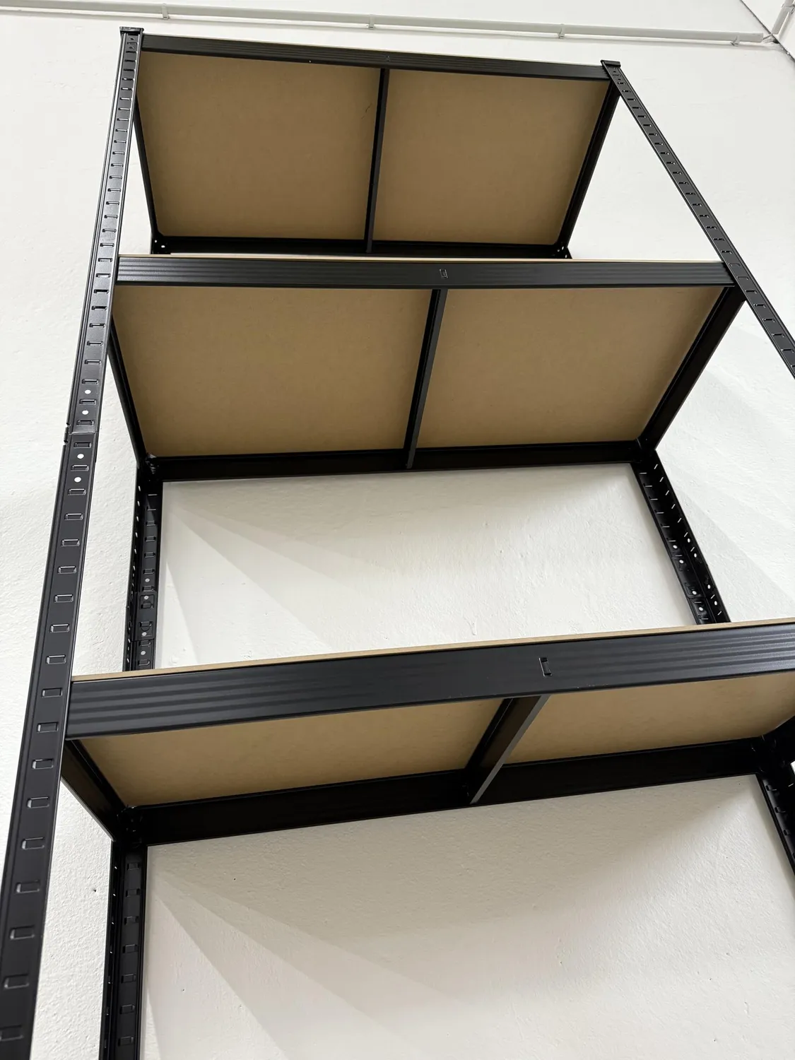 QUICK STAR Scaffale 90x40x180 cm 4 ripiani metallo nero 175 kg