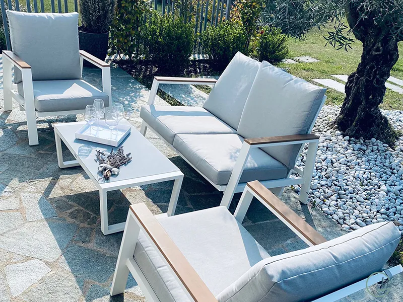 Giardini di Maggio Ninfea salotto da esterno reclinabile 4 posti