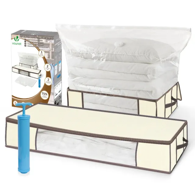 VOUNOT Set 5 Sacchi Sottovuoto Sottoletto con Pompa