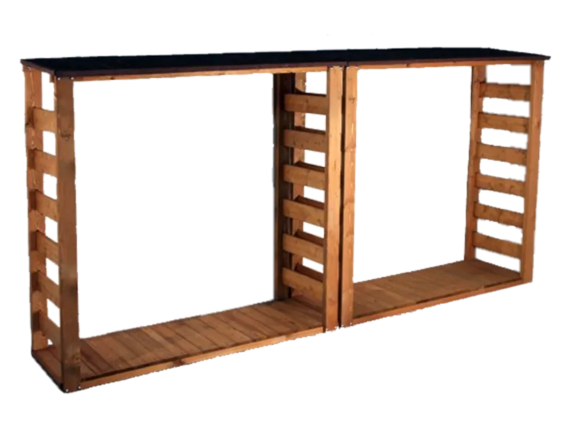 La Pratolina Cubo legnaia esterno legno 10 quintali impregnata