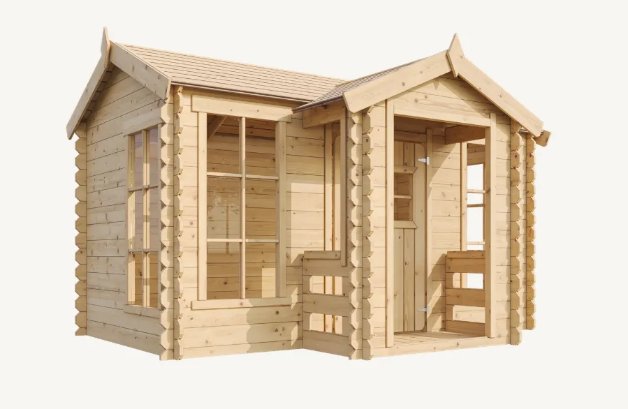 Timbela M520 casetta bambini legno 176x235 certificata