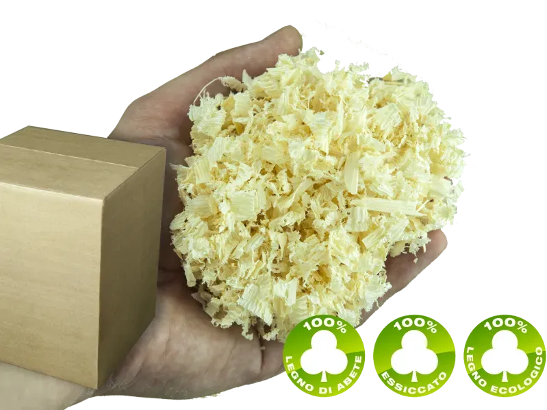 La Pratolina segatura abete 10 scatole truciolo naturale