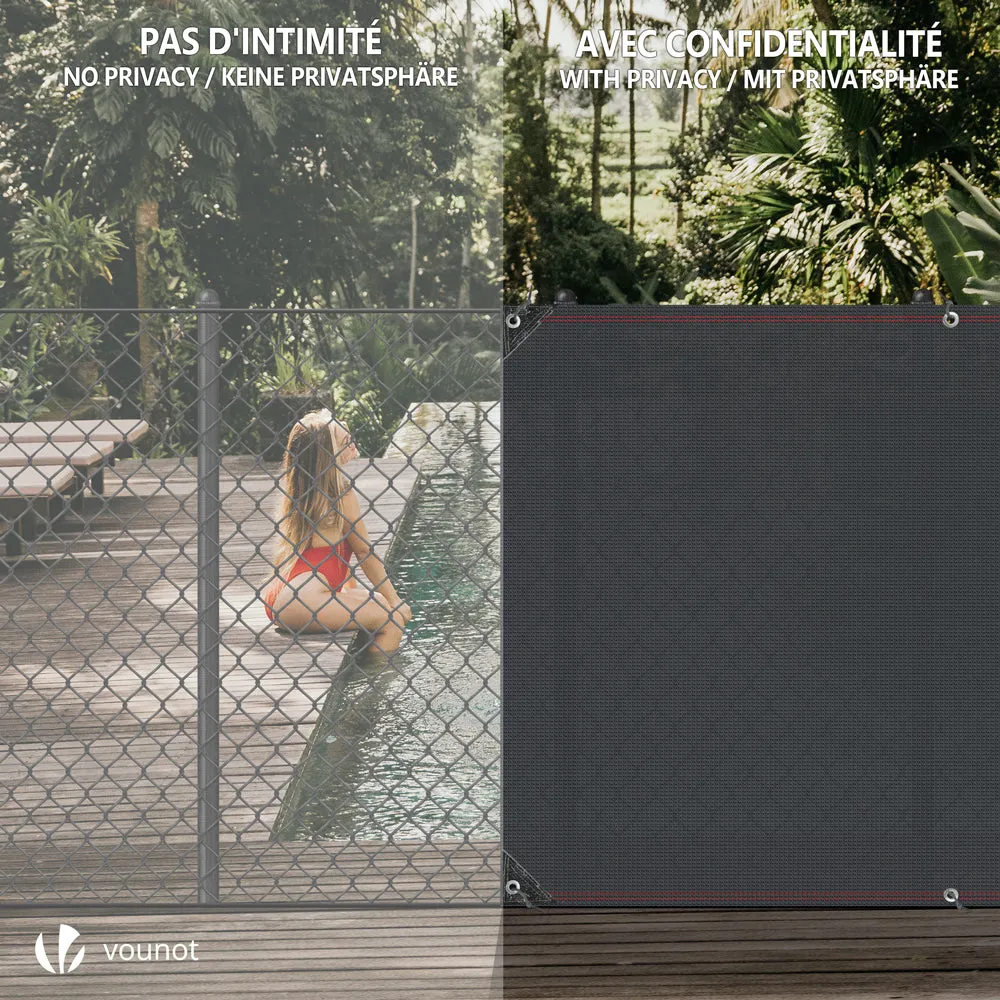 VOUNOT Frangivista HDPE 230 g/m2 1,5x20 m Antracite