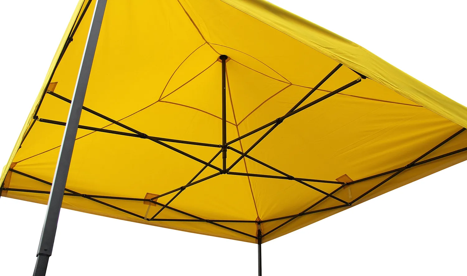 All Seasons Gazebos Robusto 2x2 m gazebo pieghevole giallo impermeabile