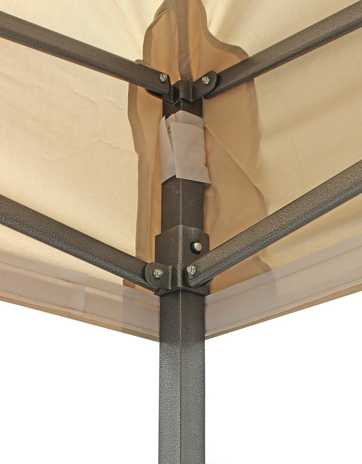 All Seasons Gazebos Robusto 3x6 m gazebo pieghevole beige impermeabile