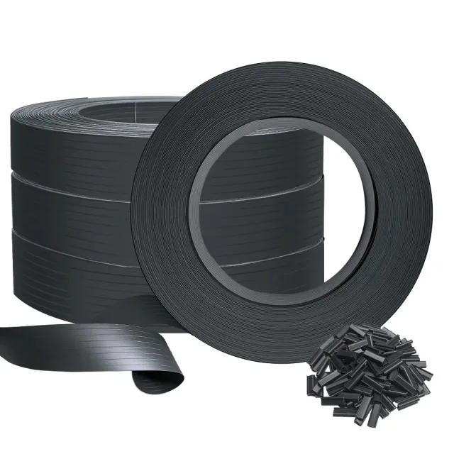 VOUNOT Lamelle PVC frangivista 300m nero anti-UV