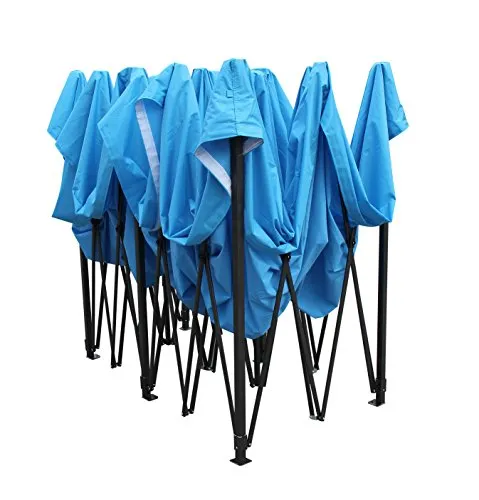All Seasons Gazebos Robusto 3x6 gazebo pieghevole blu impermeabile