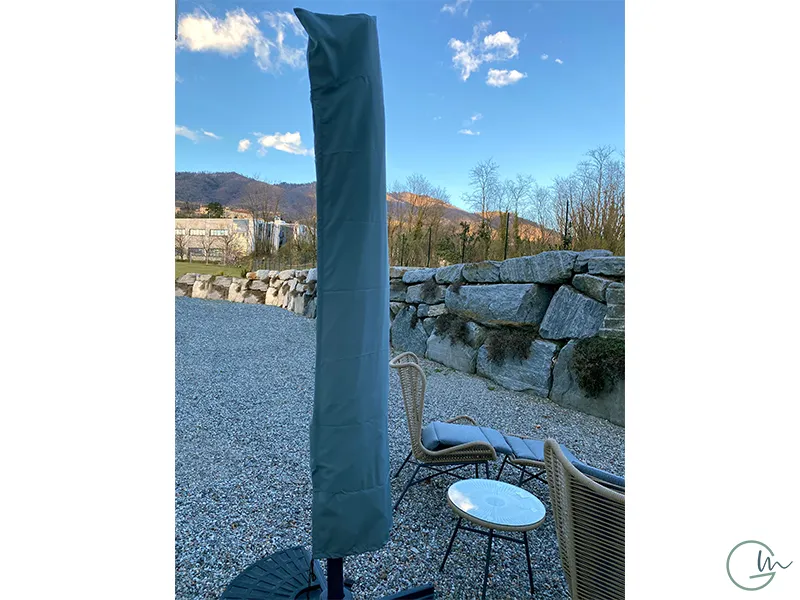 Giardini di Maggio Iris ombrellone a sbraccio 3x3 m con LED