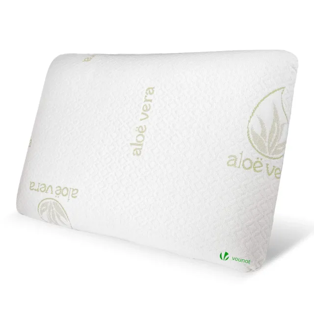 Vounot Cuscino Memory Foam Aloe Vera 60x40 cm ipoallergenico