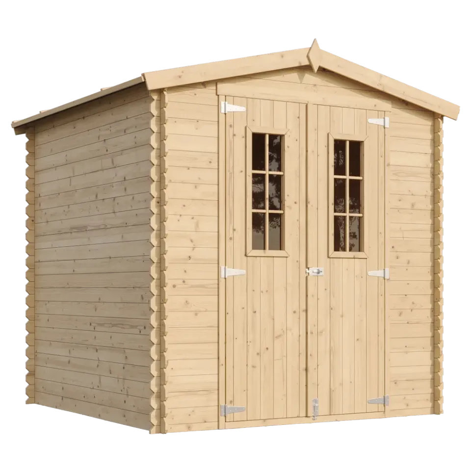 Timbela M343C casetta legno 200x200 con finestre