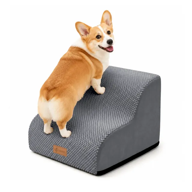 VOUNOT scaletta cani 40x40x30 cm grigia lavabile