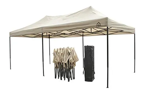 All Seasons Gazebos Robusto 3x6 m gazebo pieghevole beige impermeabile