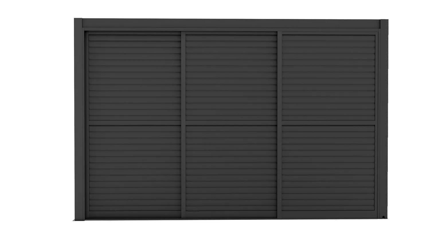 Giardini di Maggio persiane scorrevoli pergola antracite set 3 m