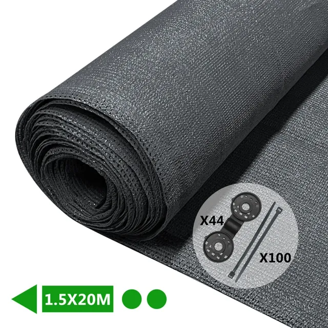 Vounot Rete Frangivista 1,5x20m Antracite 150g/m² Occultante