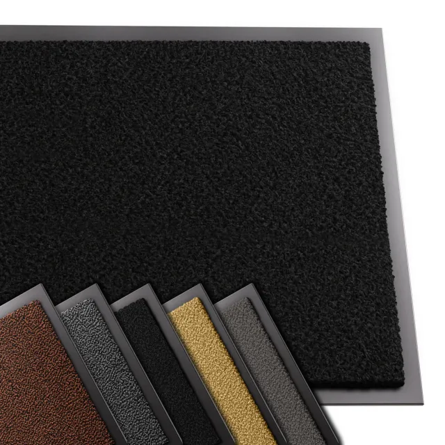 Vounot Zerbino Tappeto Ingresso 60x90 Nero assorbente antiscivolo