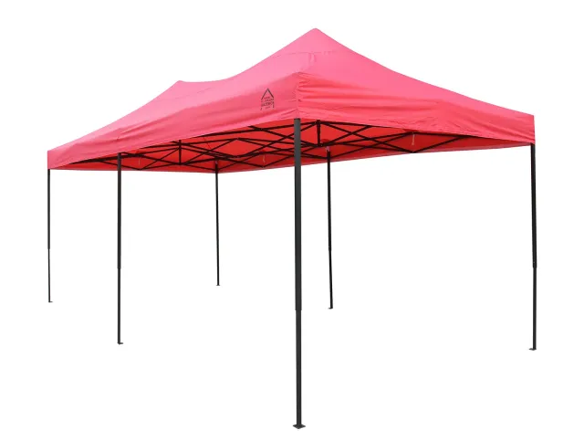 All Seasons Gazebos Robusto 3m x 6m gazebo pieghevole rosa impermeabile