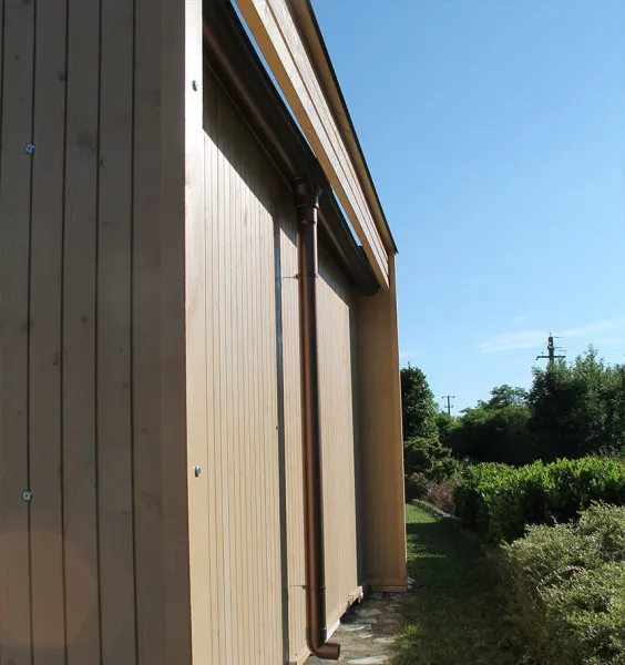 La Pratolina Cubo kit grondaia casetta legno rame Starsystem