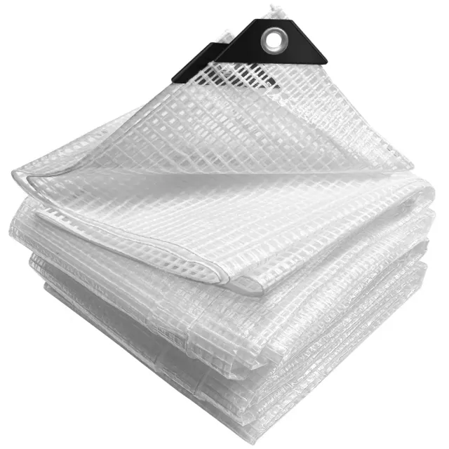 VOUNOT Telone impermeabile 2x3m bianco 180g/m²