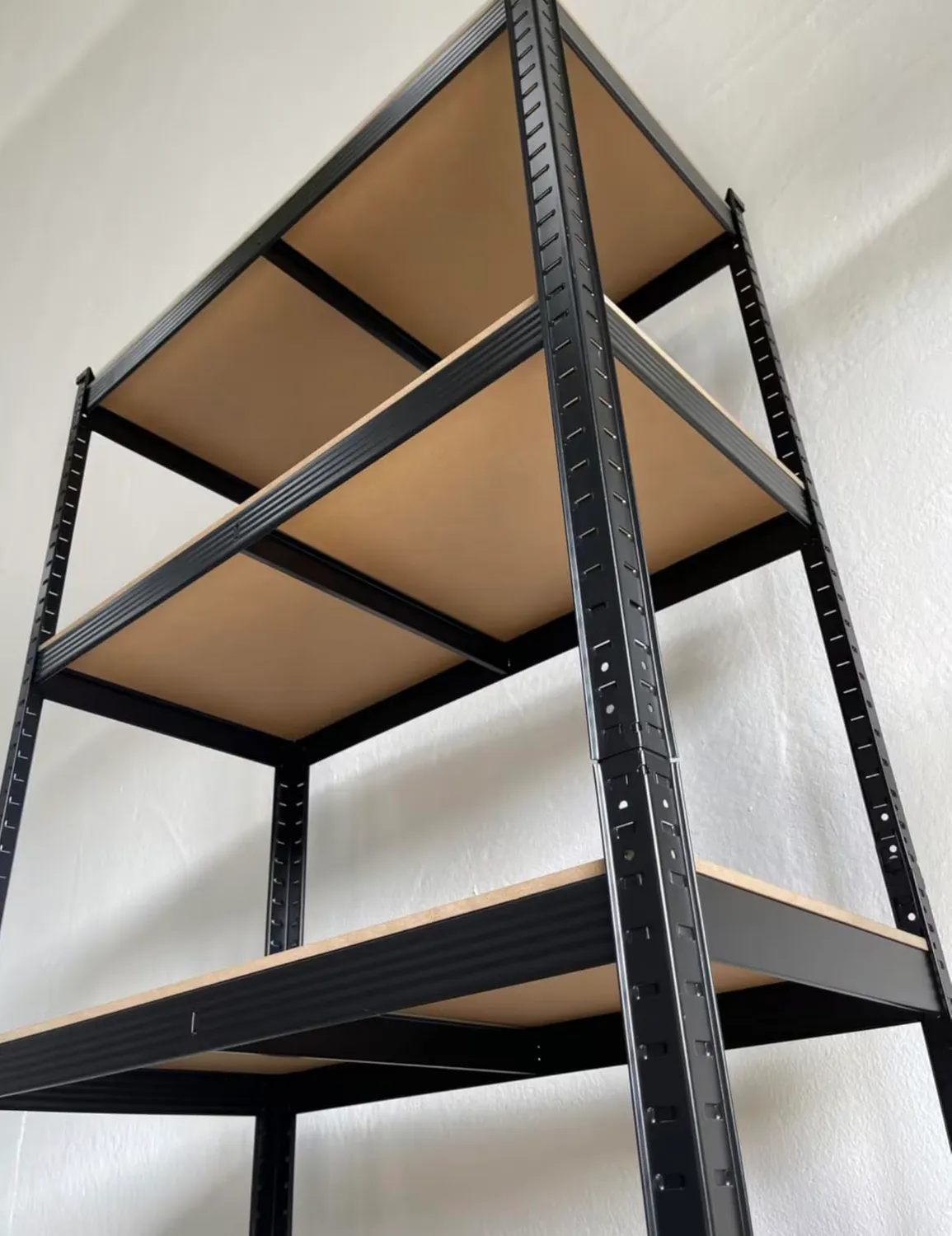QUICK STAR Scaffale 90x40x180 cm 4 ripiani metallo nero 175 kg