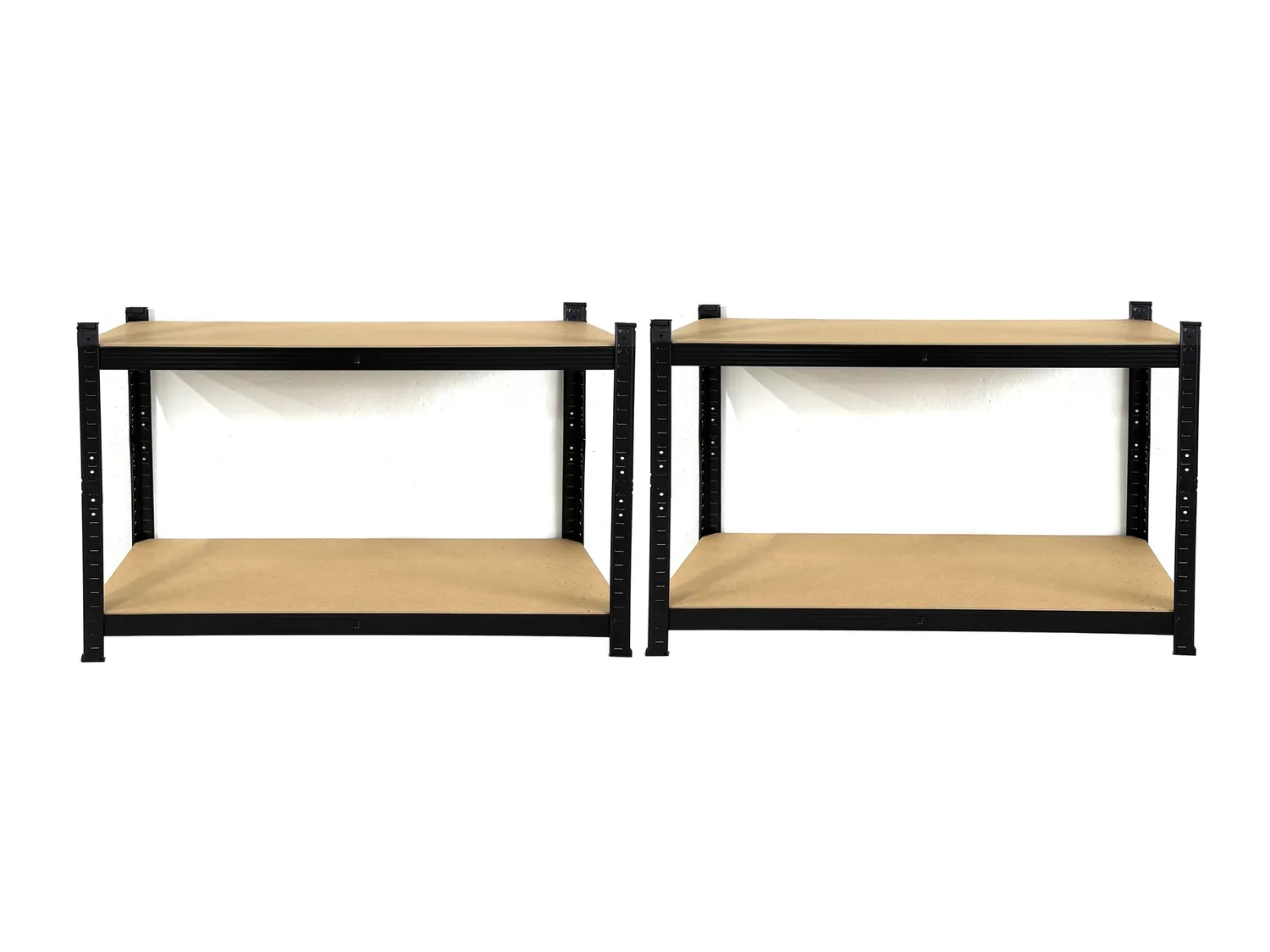 QUICK STAR Scaffale 90x40x180 cm 4 ripiani metallo nero 175 kg