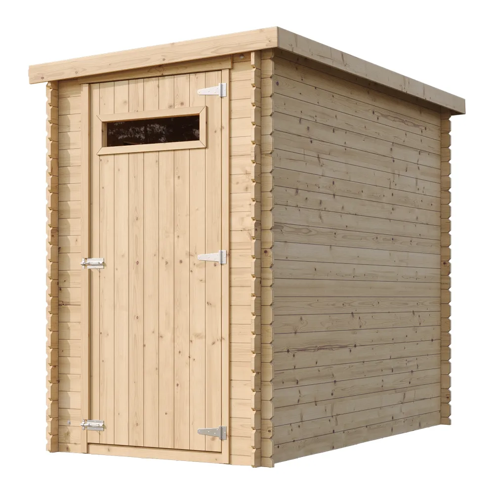 Timbela M306A casetta legno 130x235 cm 3 m2 con finestre