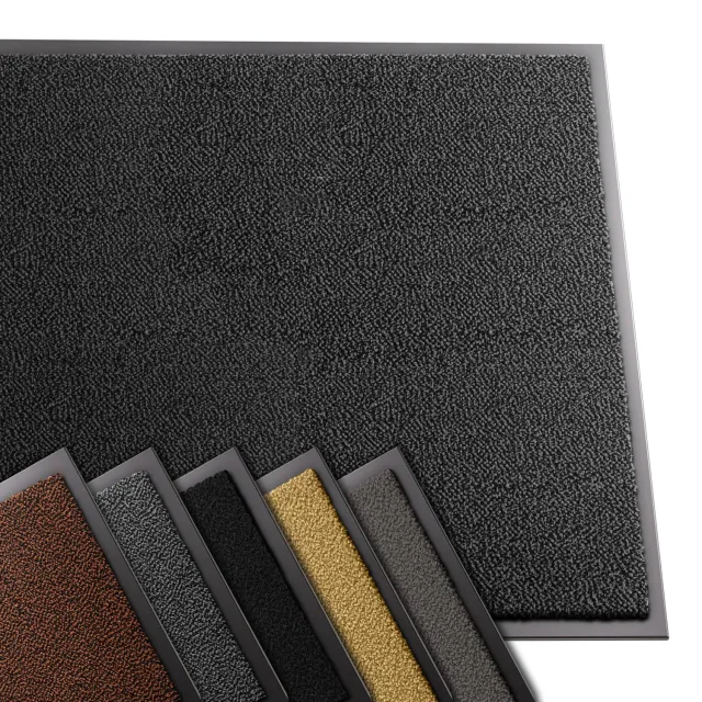 VOUNOT Zerbino ingresso 90x120cm grigio-nero antiscivolo