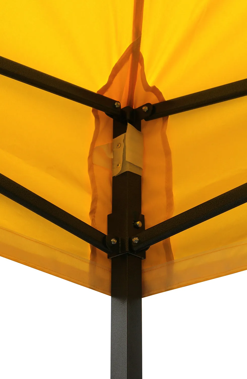 All Seasons Gazebos Robusto 2x2 m gazebo pieghevole giallo impermeabile