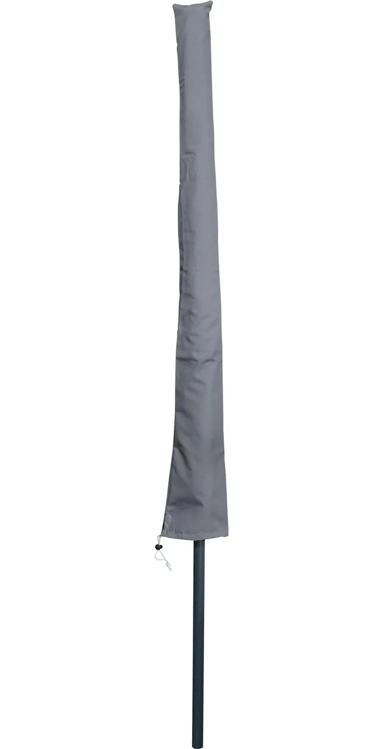 QUICK STAR ombrellone balcone 2x1,25 m tortora rettangolare pieghevole