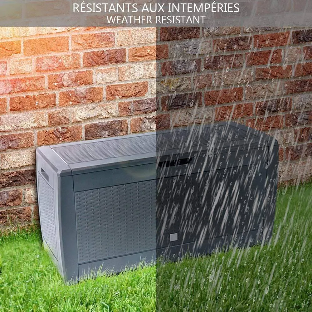 Vounot baule da esterno 310L 119x48x60cm antracite