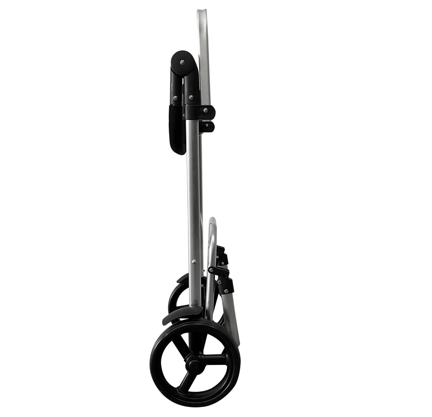 QUICK STAR trolley spesa pieghevole 57L nero ruote EVA 30 kg