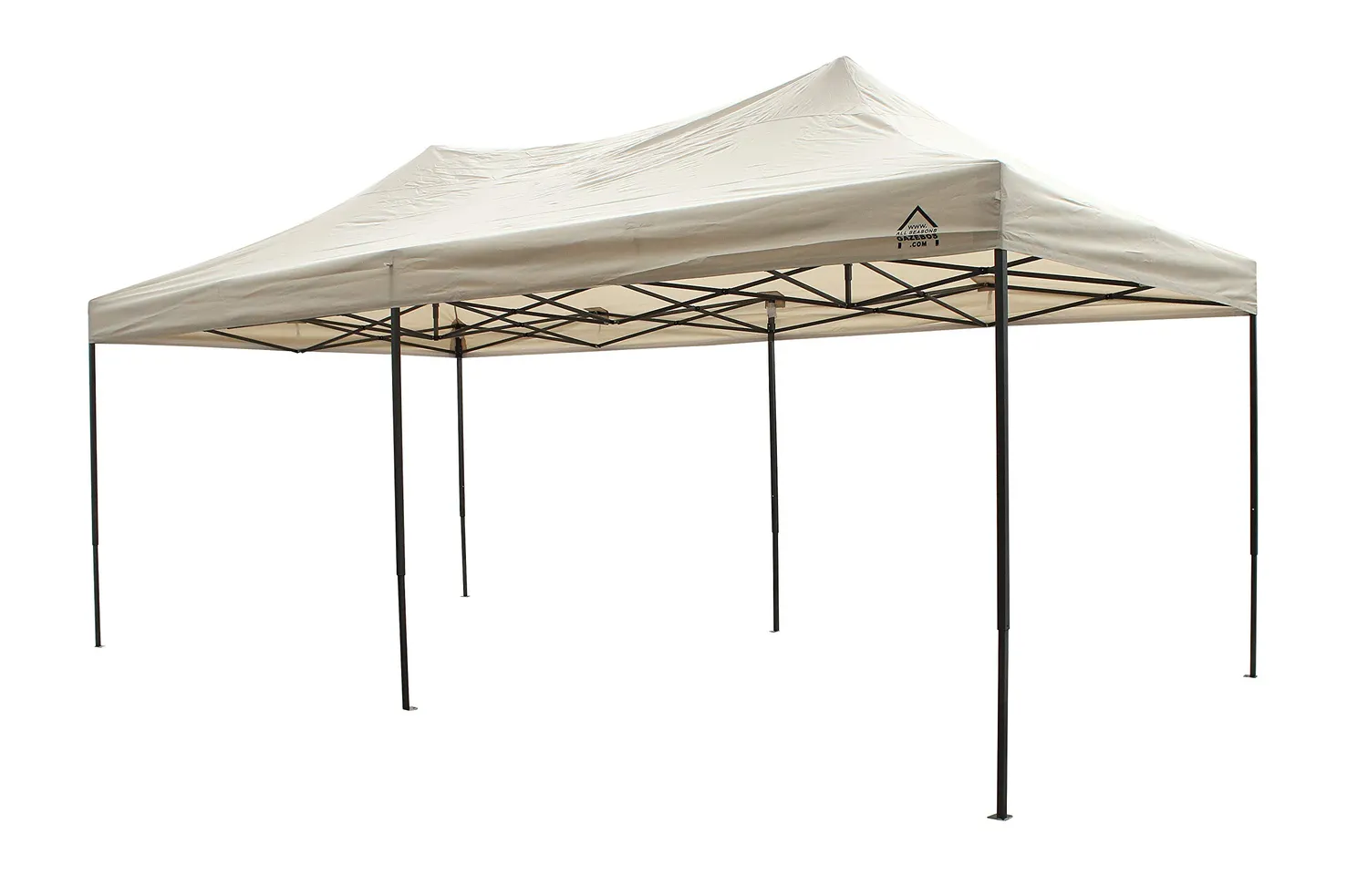 All Seasons Gazebos Robusto 3x6 m gazebo pieghevole beige impermeabile