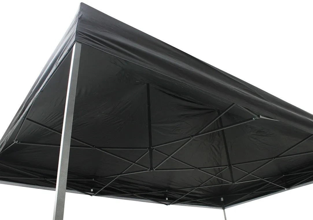 All Seasons Gazebos Robusto 3x4,5 m gazebo pieghevole nero impermeabile