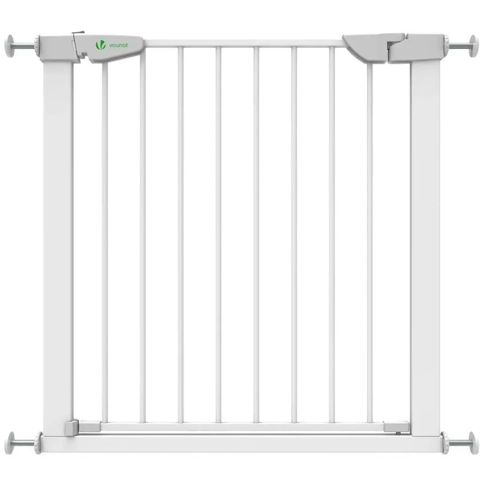 VOUNOT Cancelletto Sicurezza Bambini 75-84 cm Bianco