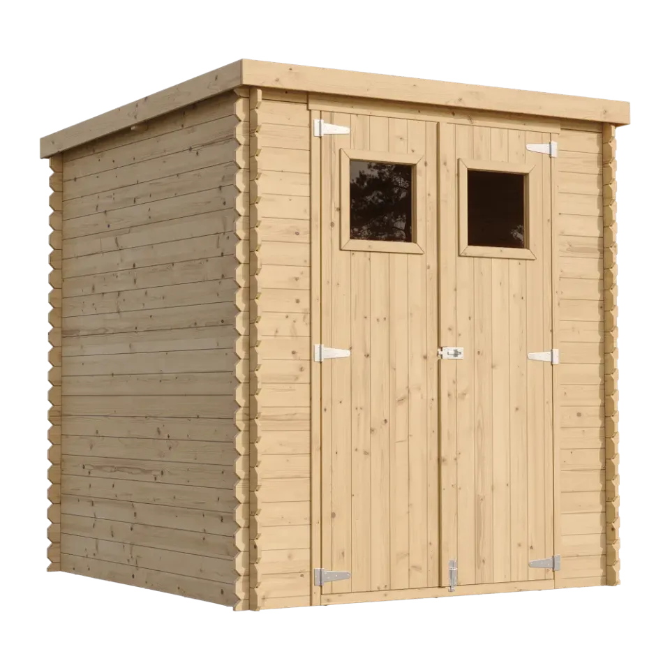 Timbela M309 casetta legno 200x200 cm 4 m² con finestre