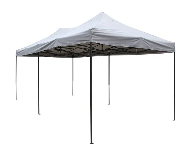 All Seasons Gazebos Robusto 3x6 gazebo pieghevole grigio impermeabile