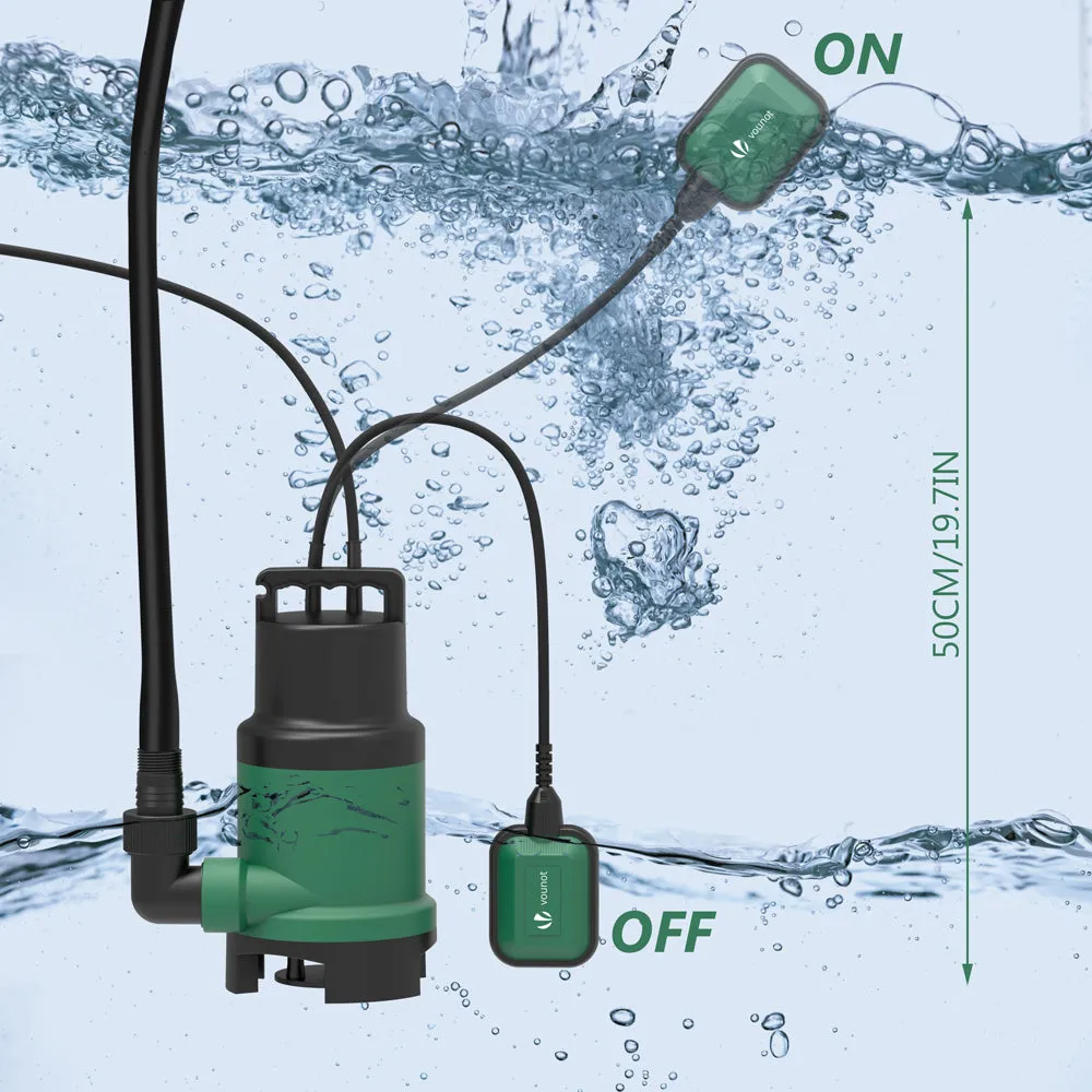 Vounot Pompa Sommersa Acque Sporche 14000 L/h 750W