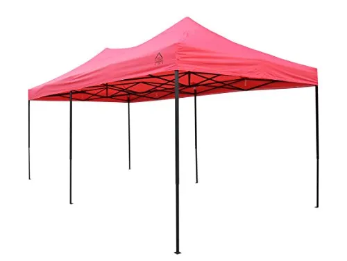All Seasons Gazebos Robusto 3m x 6m gazebo pieghevole rosa impermeabile
