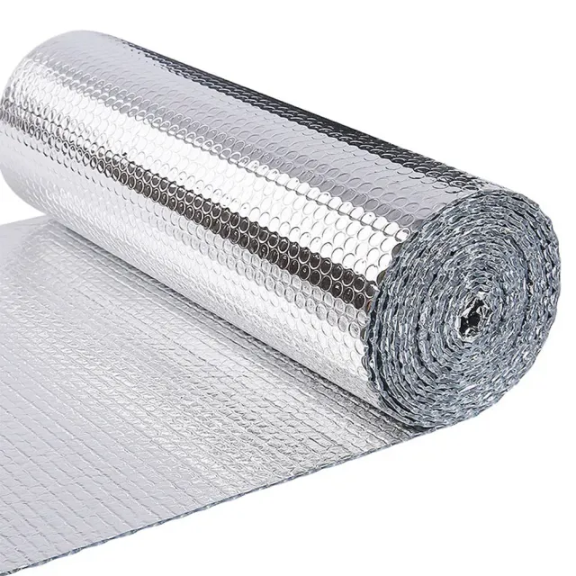 VOUNOT Isolante Termico Bolle Alluminio 0,6x20 m Riflettente