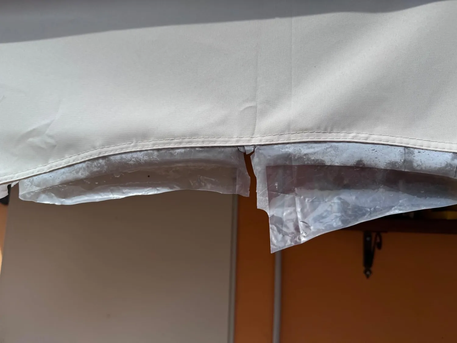 Quick Star Sahara 2 pareti laterali gazebo 3x3 m sabbia finestra