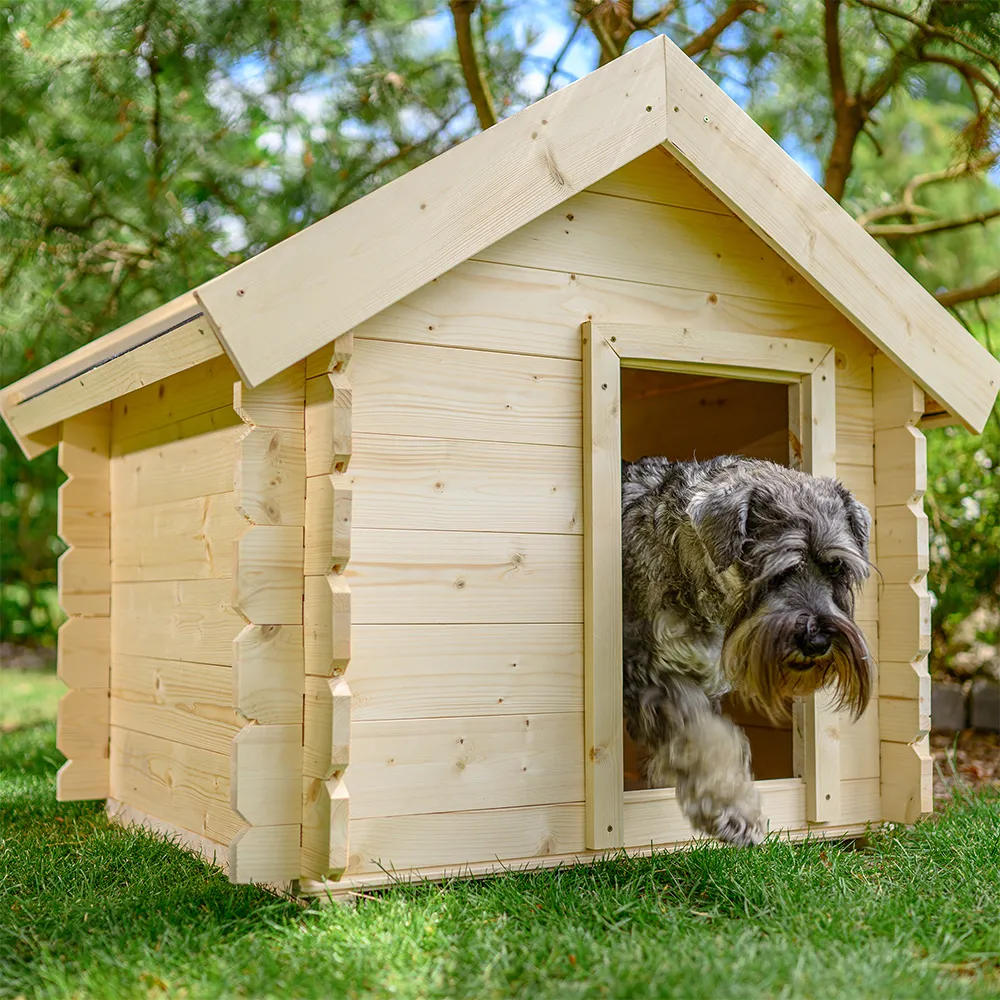 Timbela M401 cuccia cane legno 99x76 cm taglia S