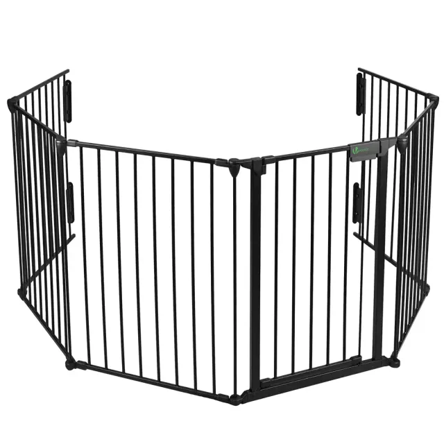 VOUNOT barriera sicurezza 6 pannelli nera 3,6 m cancello